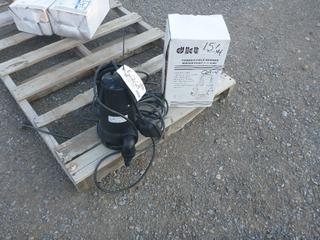 (2) Submersible Sump Pumps 1 1/4 Hp.