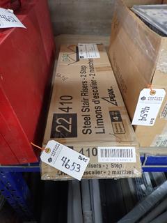 Steel 2 Stair Steel Risers, No. 412-410.