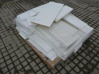 Quantity of  Door Slabs (Approx. 24 x 9 In) and Melamine (Approx. 36 x 14 In).