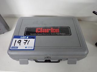 Clarke Electronic Rotary Tool System w/ Attachments.