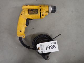 DeWalt D21008 3/8 In. VSR Drill, 120V AC, 6A.