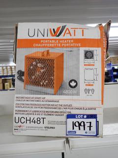 Uniwatt Portable Heater, No. UCH48T, 4800W.