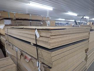 (21)  3/4 In. Sheets of Melamine, 97 In x 49 In.