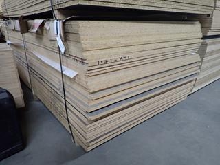 (40) 3/4 In. Sheets of Melamine, 97 In x 49 In.