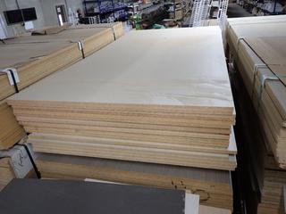 (20) 3/4 In. Sheets of Melamine, 97 In x 49 In.