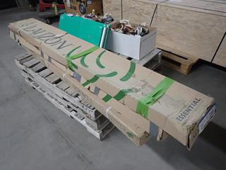 (3) Boxes of Lauzon 3 1/4 In. Semi Gloss Hard Maple in Natural Hardwood Flooring, Opened. No. HM033526AF3C.