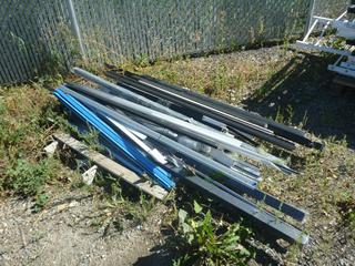 Quantity of Assorted Aluminum Rails.