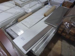 Quantity of Assorted Melamine Pieces, Approx. 89 x 16 In, 70 x 15 In.