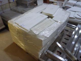 Assorted Cabinet Doors (Approx. 20 x 9 In, 18 x 5 In) and Door Slabs (Approx. 24 x 8 In).