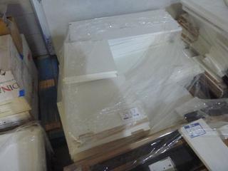 Assorted Pieces of Melamine, Approx. 14 x 12 In - 36 x 14 In.