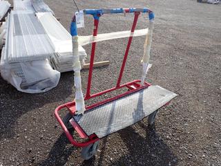 Red Rolling Cart.