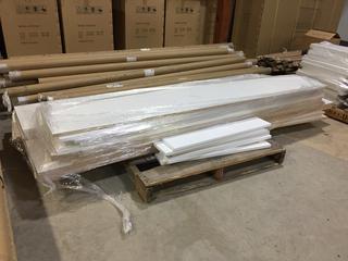 Quantity of Melamine Pieces, Approx. 84 x 14 In.