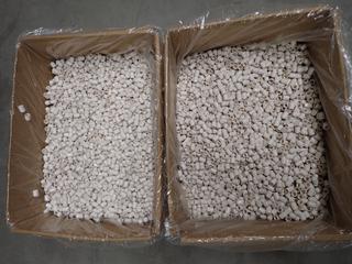 (2) Boxes of Large End Caps, Approx. 10,000pc Per Box.