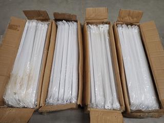 (4) Boxes of Powder Coated Braces, 55cmx15cmx13.5cm, Approx. 100pc Per Box.