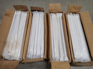 (4) Boxes of Powder Coated Braces, 55cmx15cmx13.5cm, Approx. 100pc Per Box.