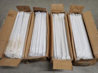 (4) Boxes of Powder Coated Braces, 55cmx15cmx13.5cm, Approx. 100pc Per Box.