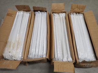 (4) Boxes of Powder Coated Braces, 55cmx15cmx13.5cm, Approx. 100pc Per Box.