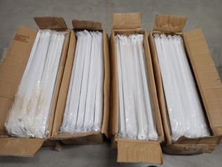 (4) Boxes of Powder Coated Braces, 55cmx15cmx13.5cm, Approx. 100pc Per Box.