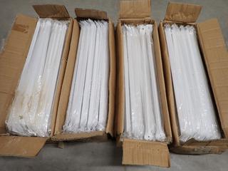 (4) Boxes of Powder Coated Braces, 55cmx15cmx13.5cm, Approx. 100pc Per Box.