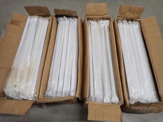 (4) Boxes of Powder Coated Braces, 55cmx15cmx13.5cm, Approx. 100pc Per Box.