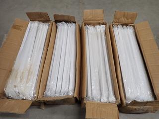 (4) Boxes of Powder Coated Braces, 55cmx15cmx13.5cm, Approx. 100pc Per Box.