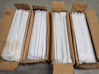 (4) Boxes of Powder Coated Braces, 55cmx15cmx13.5cm, Approx. 100pc Per Box.