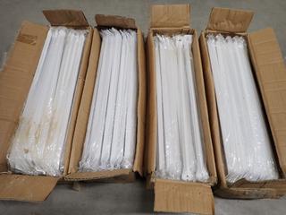 (4) Boxes of Powder Coated Braces, 55cmx15cmx13.5cm, Approx. 100pc Per Box.