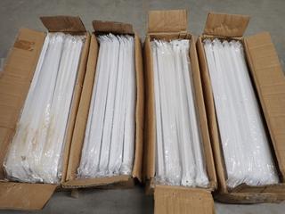 (4) Boxes of Powder Coated Braces, 55cmx15cmx13.5cm, Approx. 100pc Per Box.