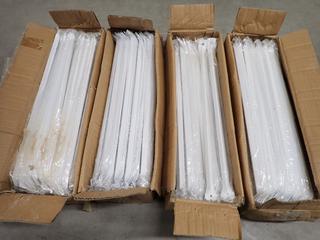 (4) Boxes of Powder Coated Braces, 55cmx15cmx13.5cm, Approx. 100pc Per Box.