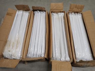 (4) Boxes of Powder Coated Braces, 55cmx15cmx13.5cm, Approx. 100pc Per Box.