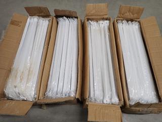 (4) Boxes of Powder Coated Braces, 55cmx15cmx13.5cm, Approx. 100pc Per Box.