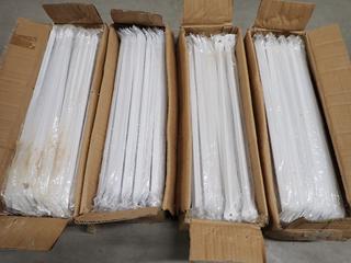 (4) Boxes of Powder Coated Braces, 55cmx15cmx13.5cm, Approx. 100pc Per Box.