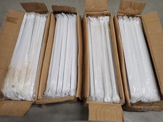 (4) Boxes of Powder Coat Braces, 55cmx15cmx13.5cm, Approx. 100pc Per Box.