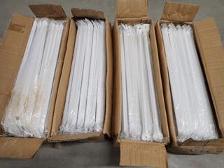 (4) Boxes of Powder Coat Braces, 55cmx15cmx13.5cm, Approx. 100pc Per Box.