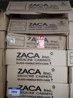 (6) Assorted Zaca Medicine Cabinets, 23-0-24-01 &  21-2-26-00.