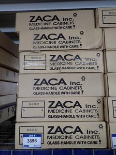 (6) Zaca Medicine Cabinets, 93-0-24-01.