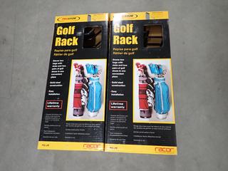 (2) Racor Golf Bag Storage Racks, PG-2R.