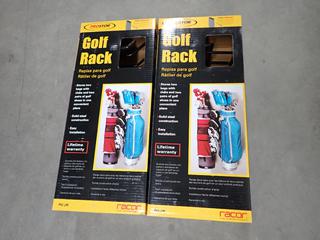 (2) Racor Golf Bag Storage Racks, PG-2R.