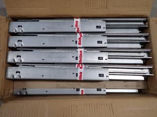 (4) Boxes of Richelieu 500mm Undermount Slides, 10pc Per Box.