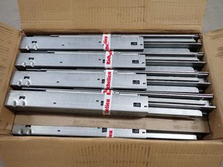 (4) Boxes of Richelieu 500mm Undermount Slides, 10pc Per Box.