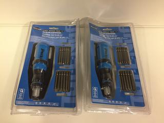 (2) Tuf-E-Nuf 14pc Multi Bit Screwdrivers.