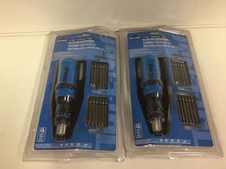 (2) Tuf-E-Nuf 14pc Multi Bit Screwdrivers.