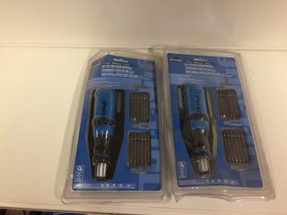 (2) Tuf-E-Nuf 14pc Multi Bit Screwdrivers.