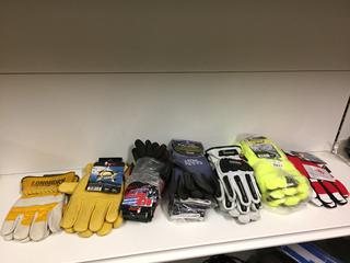  Assorted Work Gloves.
