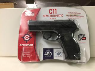 Crosman C11 Semi Automatic CO2 BB Pistol.