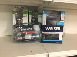 Assorted Weiser Door Handles. 