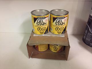 (6) Miniwax Gel Stain 946ML.