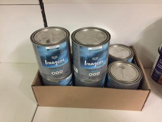 (8) Co-op Imagine Paint/Primer 840ML.
