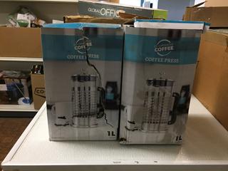(2) Co-Operative Coffee Coffee Presses. 