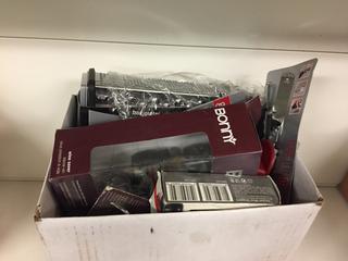 Assorted Kitchen Items c/w Cheese Grater, Wine Saver, Scissors, Wine Opener, Etc. 